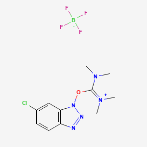 Chemical structure of TCTU