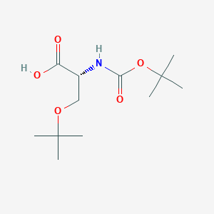 Chemical structure of Boc-D-Ser(tBu)-OH