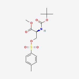Chemical structure of Boc-Ser(Tos)-OMe