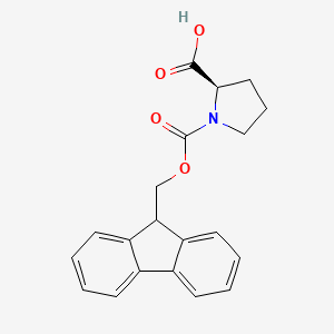 Chemical structure of Fmoc-D-Pro-OH