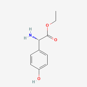Chemical structure of H-Phg(4-OH)-Oet