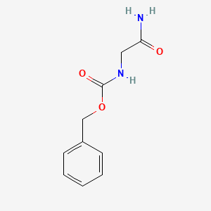 Chemical structure of Z-Gly-NH2