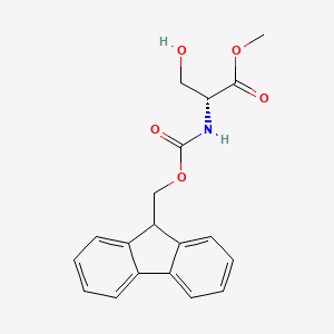 Chemical structure of Fmoc-D-Ser-OMe