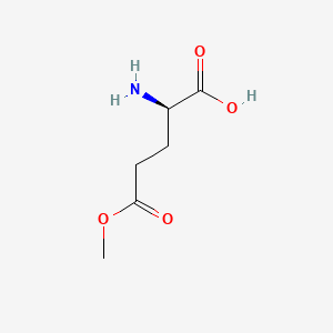 Chemical structure of H-D-Glu(OMe)-OH