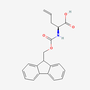 Chemical structure of Fmoc-Gly(allyl)-OH