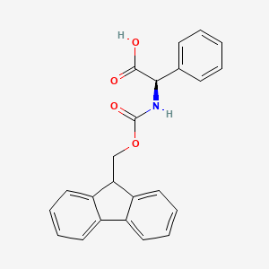 Chemical structure of Fmoc-D-Phg-OH