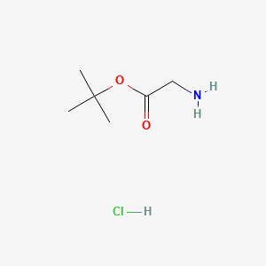 Chemical structure of H-Gly-OtBu·HCl