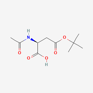 Chemical structure of Ac-Asp(OtBu)-OH