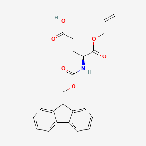 Chemical structure of Fmoc-Glu-OAll