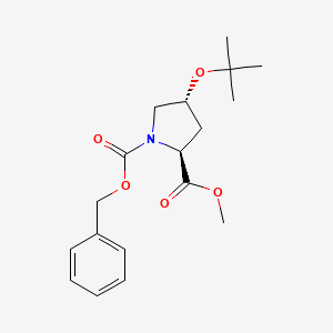 Chemical structure of Z-Hyp(tBu)-Ome