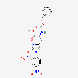 Chemical structure of Z-His(Dnp)-OH