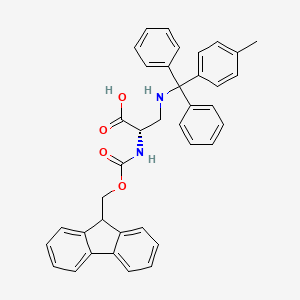 Chemical structure of Fmoc-Asn(Trt)-ol