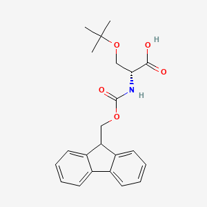 Chemical structure of Fmoc-D-Ser(tBu)-OH