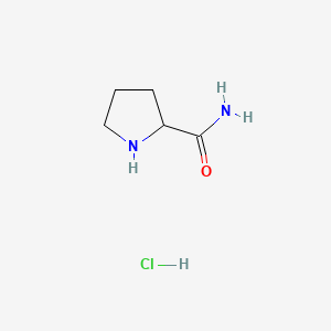Chemical structure of H-DL-Pro-NH2