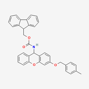 Chemical structure of Sieber Amide Resin