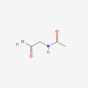 Chemical structure of Ac-Gly-OH