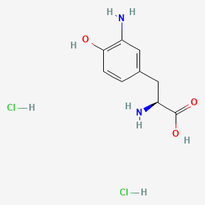 Chemical structure of m-NH2-Tyr-OH?2HCl