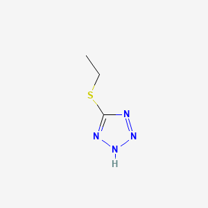 Chemical structure of 5-Ethyltio-1H-Tetrazole