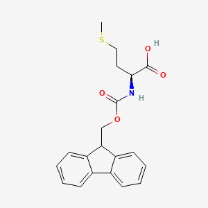 Chemical structure of Fmoc-Met-OH