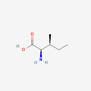 Chemical structure of D-allo-Ile-OH