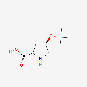 Chemical structure of H-Hyp(tBu)-OH