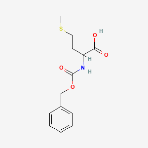 Chemical structure of Z-DL-Met-OH