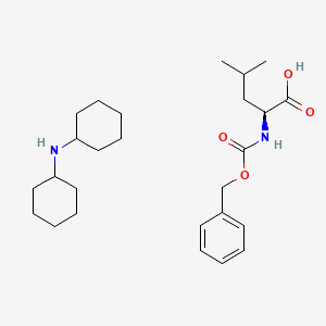 Chemical structure of Z-Leu-OH·DCHA