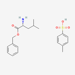 Chemical structure of H-D-Leu-OBzl·TosOH