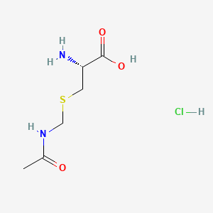 Chemical structure of H-Cys(Acm)-OH·HCl