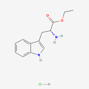 Chemical structure of H-D-Trp-OEt·HCl