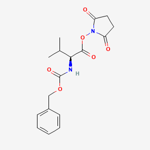 Chemical structure of Z-Val-OSu