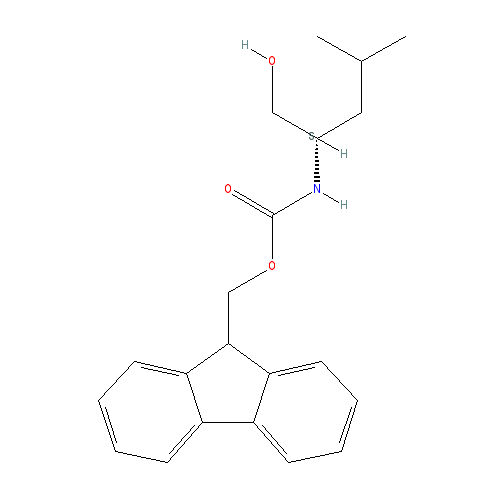 Chemical structure of Fmoc-Leucinol