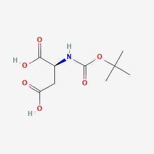 Chemical structure of Boc-Asp-OH