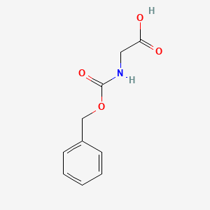 Chemical structure of Z-Gly-OH