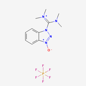 Chemical structure of HBTU