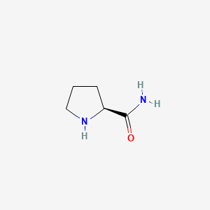 Chemical structure of H-Pro-NH2