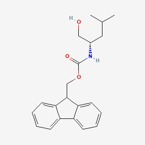 Chemical structure of Fmoc-Leu-ol