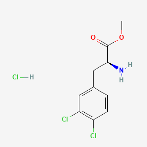 Chemical structure of H-Phe(3,4-DiCl)-OMe?HCl
