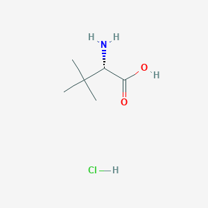 Chemical structure of H-Tle-OH·HCl