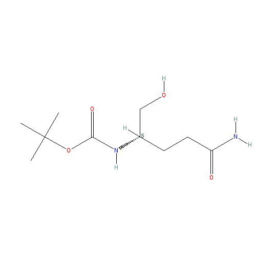 Chemical structure of Boc-Glutaminol(OBzl)