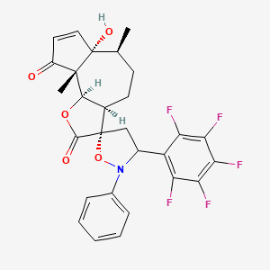 Chemical structure of Fmoc-D-Ser(tBu)-OPfp