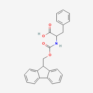 Chemical structure of Fmoc-DL-Phe-OH