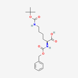 Chemical structure of Z-Lys(Boc)-OH