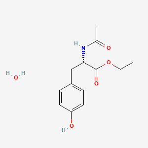 Chemical structure of Ac-Tyr-OEt·H2O