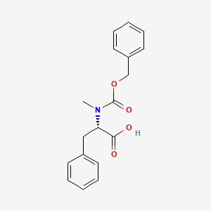 Chemical structure of Z-N-Me-Phe-OH
