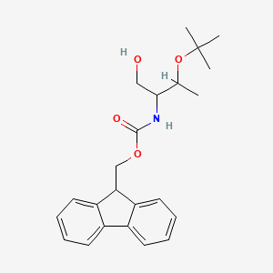 Chemical structure of Fmoc-Threoninol(tBu)