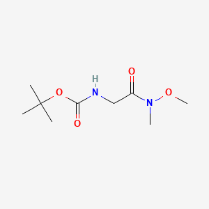 Chemical structure of Boc-Gly-N(OMe)Me