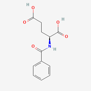 Chemical structure of Bz-Glu-OH