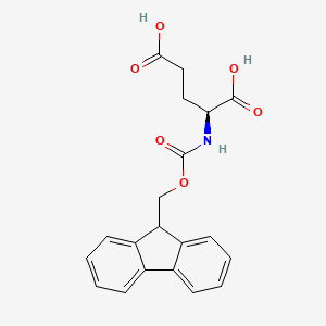Chemical structure of Fmoc-Glu-OH