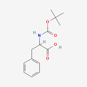 Chemical structure of Boc-DL-Phe-OH